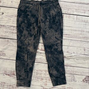 Lululemon Athletica Dark Tie-Dye Joggers